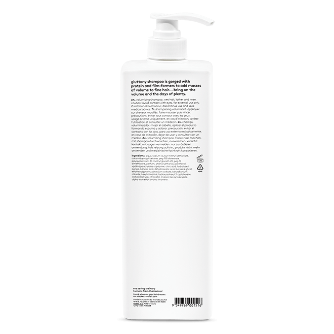 Gluttony Shampoo 1L
