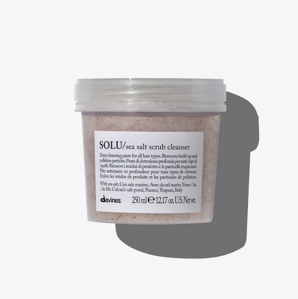 Solu Sea Salt Scrub Cleanser - Clarifying for All Hair Types